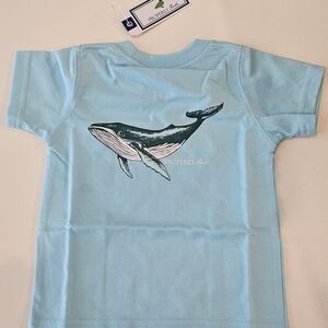 Properly Tied Kids Blue Whale Short Sleeve Tee